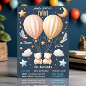 Word lid van het gezamenlijke beer Hot Air Balloon Kaart
