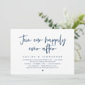 Word lid van onze Happily Ever After, bruiloft bru Kaart (Staand voorkant)