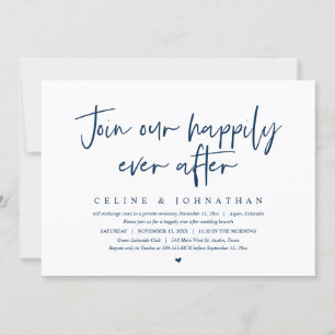 Word lid van onze Happily Ever After, bruiloft bru Kaart