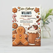 Word lid van schattig eten Kinder Cookie Exchange Kaart (Staand voorkant)