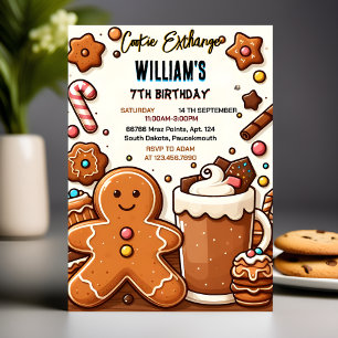 Word lid van schattig eten Kinder Cookie Exchange  Kaart