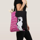 Word Love Geef Love Canvas Bag Tote Bag (Dichtbij)