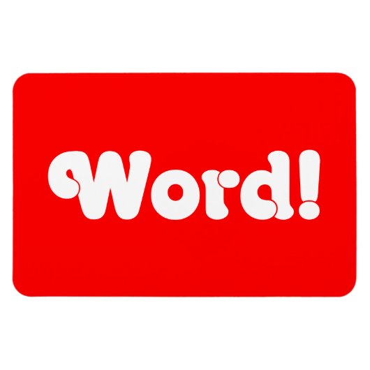 Word! Magneet (Horizontaal)