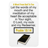 Word - magneet (Verticaal)