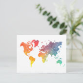 word map 5 briefkaart (Staand voorkant)