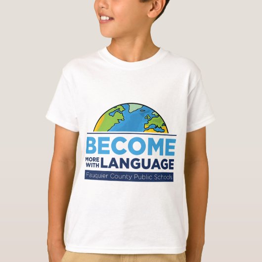 Word meer met taal. VSV-docent T-shirt (Voorkant)