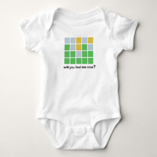 Word Meme, Baby Word Puzzle, grappige Baby Romper