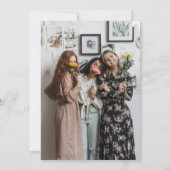 Word mijn Bridesmaid foto modern Kaart (Achterkant)