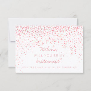 Word mijn briefkaart - Confetti roze