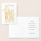 Word mijn bruidsschat-kaartje folie kaarten (Display)