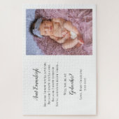 Word mijn godmoeder voorstel Foto Uitnodigen Legpuzzel (Verticaal)