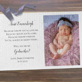 Word mijn godmoeder voorstel Foto Uitnodigen Legpuzzel