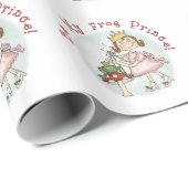 Word mijn kikkerprins Valentijn cadeaupapier (Rol Hoek)