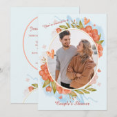 Word mijn paar met foto-uitnodiging kaart (Voorkant / Achterkant)