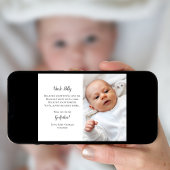 Word mijn vaders voorstel Foto Uitnodigen Kaart