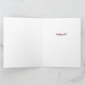 Word mijn Valentijn Cute Chibi Cat Valentijn Holid Kaart (Binnen)