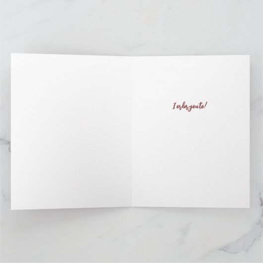 Word mijn Valentijn Cute Chibi Cat Valentijn Holid Kaart (Binnen)