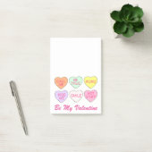Word mijn Valentijn Valentijnsdag Snoep hartliefde Post-it® Notes (Kantoor)
