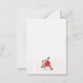 Word mijn Valentijnsdag Kaarten Notitiekaartje (Achterkant)