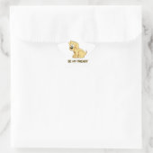 Word mijn vriend? ster sticker (Tas)