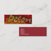 "Word" Mini Visitekaartje (Voorkant / Achterkant)