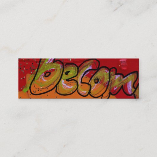 "Word" Mini Visitekaartje (Voorkant)