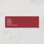 "Word" Mini Visitekaartje (Achterkant)