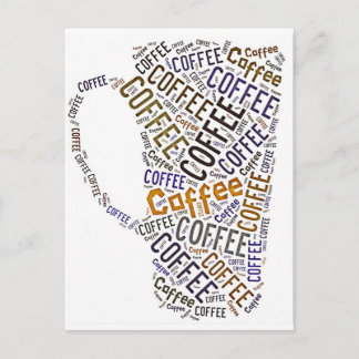 Word-Mok koffie Briefkaart