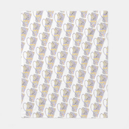 Word-Mok koffie Fleece Deken