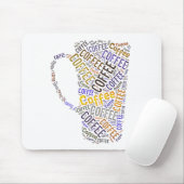 Word-Mok koffie Muismat (Met muis)