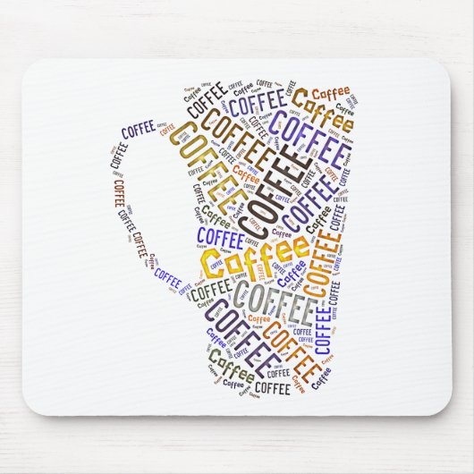 Word-Mok koffie Muismat (Voorkant)