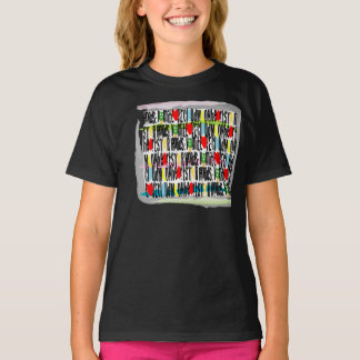 Word-muur T-shirt