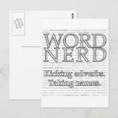Word Nerd Briefkaart (Voorkant / Achterkant)