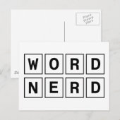 Word Nerd Briefkaart (Voorkant / Achterkant)