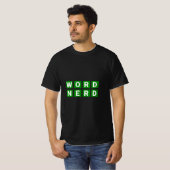 Word Nerd Game Crossword en Spelling T-shirt (Voorkant volledig)