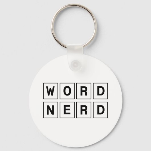 Word Nerd Sleutelhanger (Voorkant)
