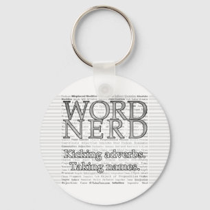 Word Nerd Sleutelhanger