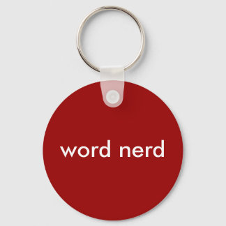 Word Nerd Sleutelhanger