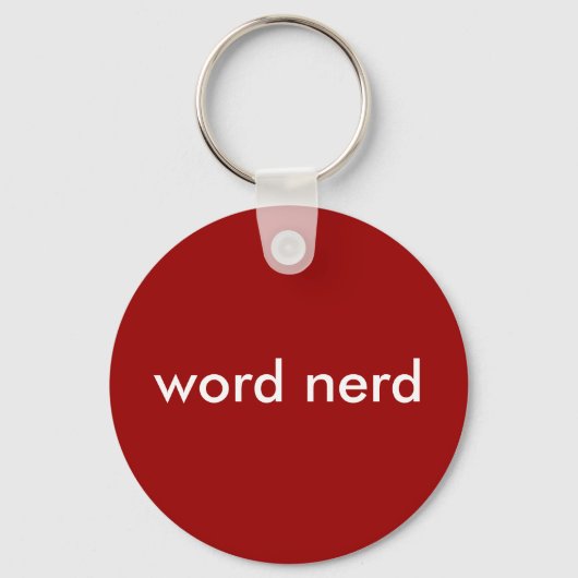 Word Nerd Sleutelhanger (Voorkant)