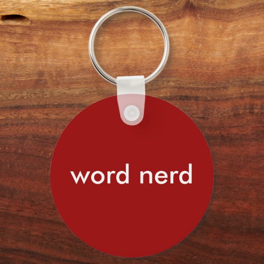 Word Nerd Sleutelhanger (Voorkant)