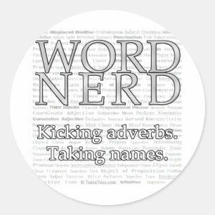 Word Nerd Stickers