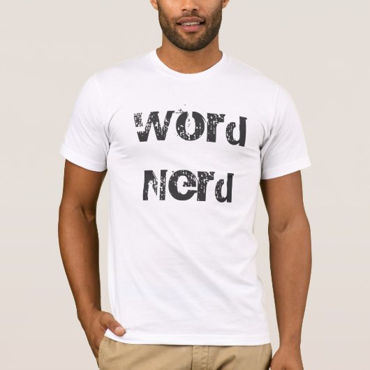 Word Nerd T-shirt (Voorkant)