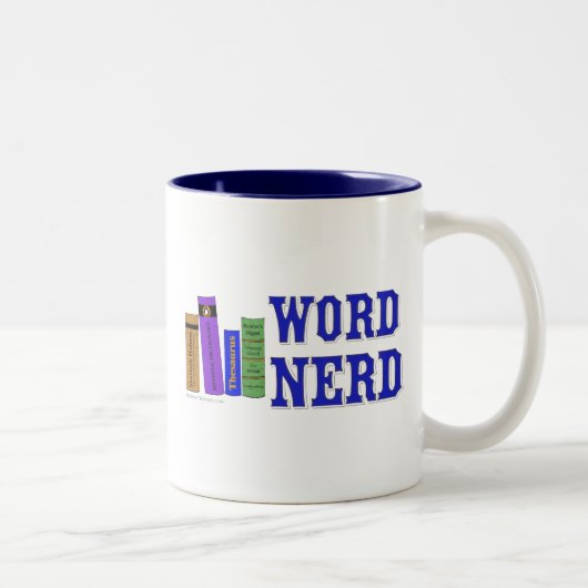 Word Nerd Tweekleurige Koffiemok (Rechts)