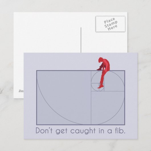 Word niet betrapt in een baard briefkaart (Voorkant / Achterkant)