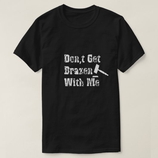 Word niet brutaal met me, het T-shirt van vrouwen, (Design voorkant)