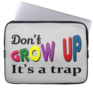 Word niet volwassen, het is een val laptop sleeve