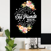 Word nog voor oude vrienden poster (Thuiskantoor)