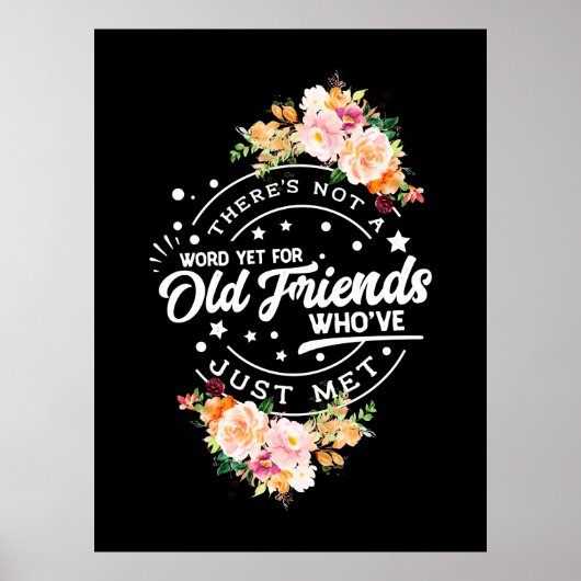 Word nog voor oude vrienden poster (Voorkant)