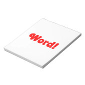 Word! Notitieblok (Linkerzijde)