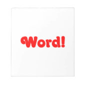 Word! Notitieblok (Voorkant)